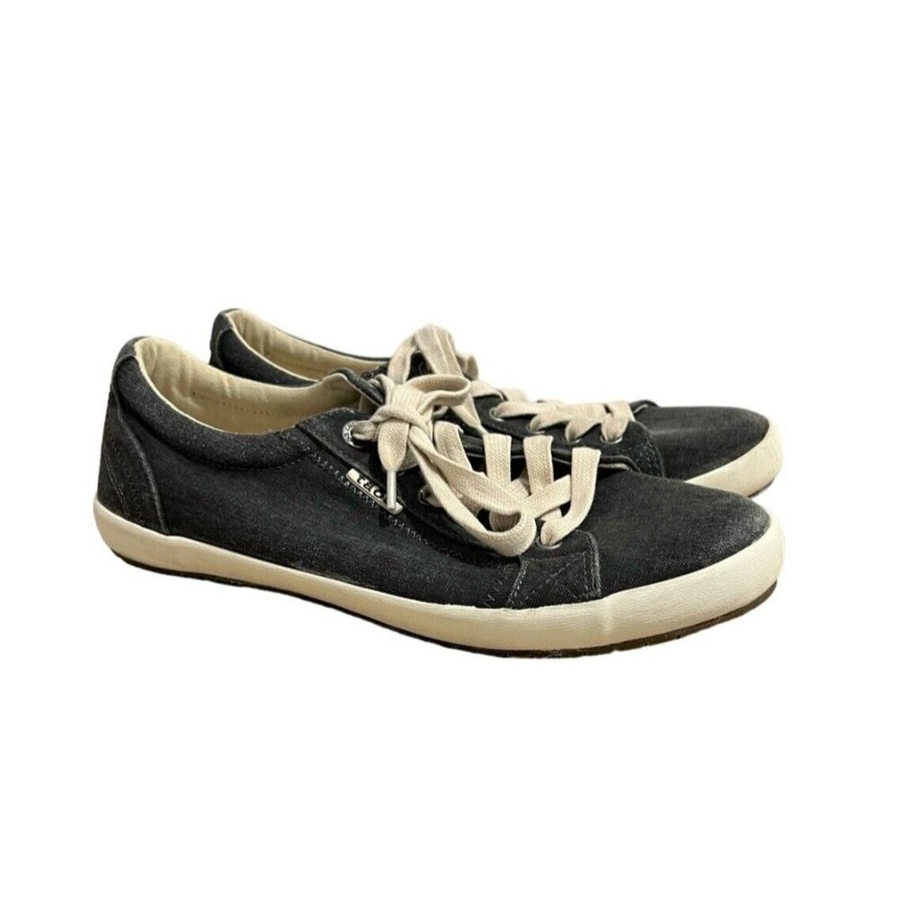 Taos Women's Shoes Star Casual Low Top Sneakers STA-12844 Gray Fabric Size 10W